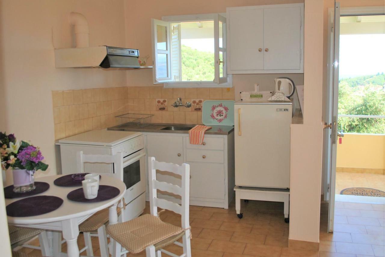 Lefkothea Apartments Kassiopi Bagian luar foto
